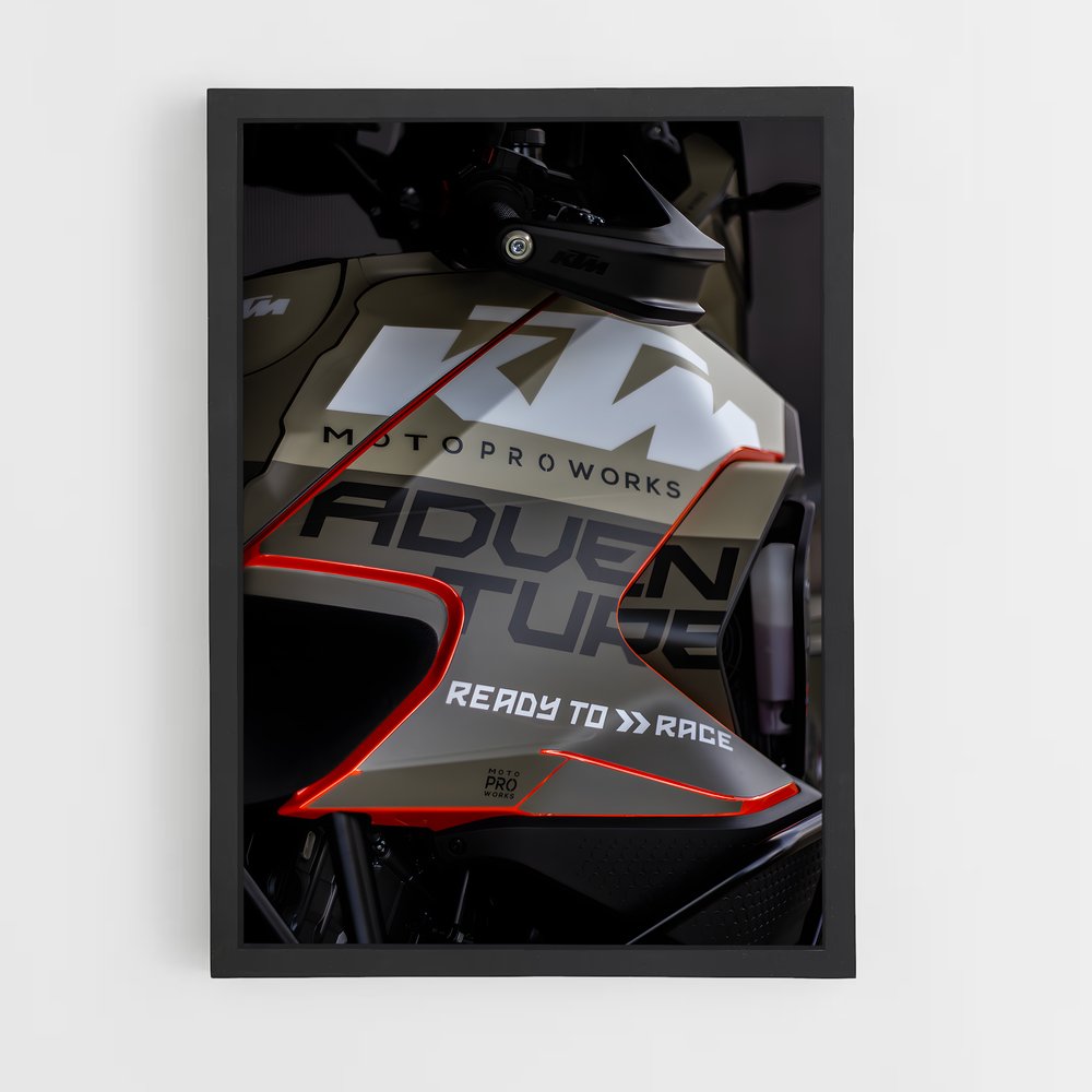 Poster Red Blaze – affiche KTM Moto (vue 2)